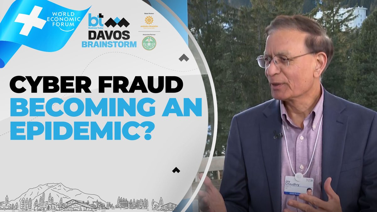 business_today's tweet photo. WEF 2025| Jay Chaudhry: Ransomware And Fraud In Business Are Big Issues'
Watch: https://t.co/xrIH7Il5rK | #DavosBrainstorm2025 #Davos2025 #DavosWithBT #WorldEconomicForum
@szarabi
@JayZscaler
@wef
@TelanganaCMO
@revanth_anumula
@Min_SridharBabu
@InvTelangana
@AP_EDB https://t.co/Pbktgfxthd