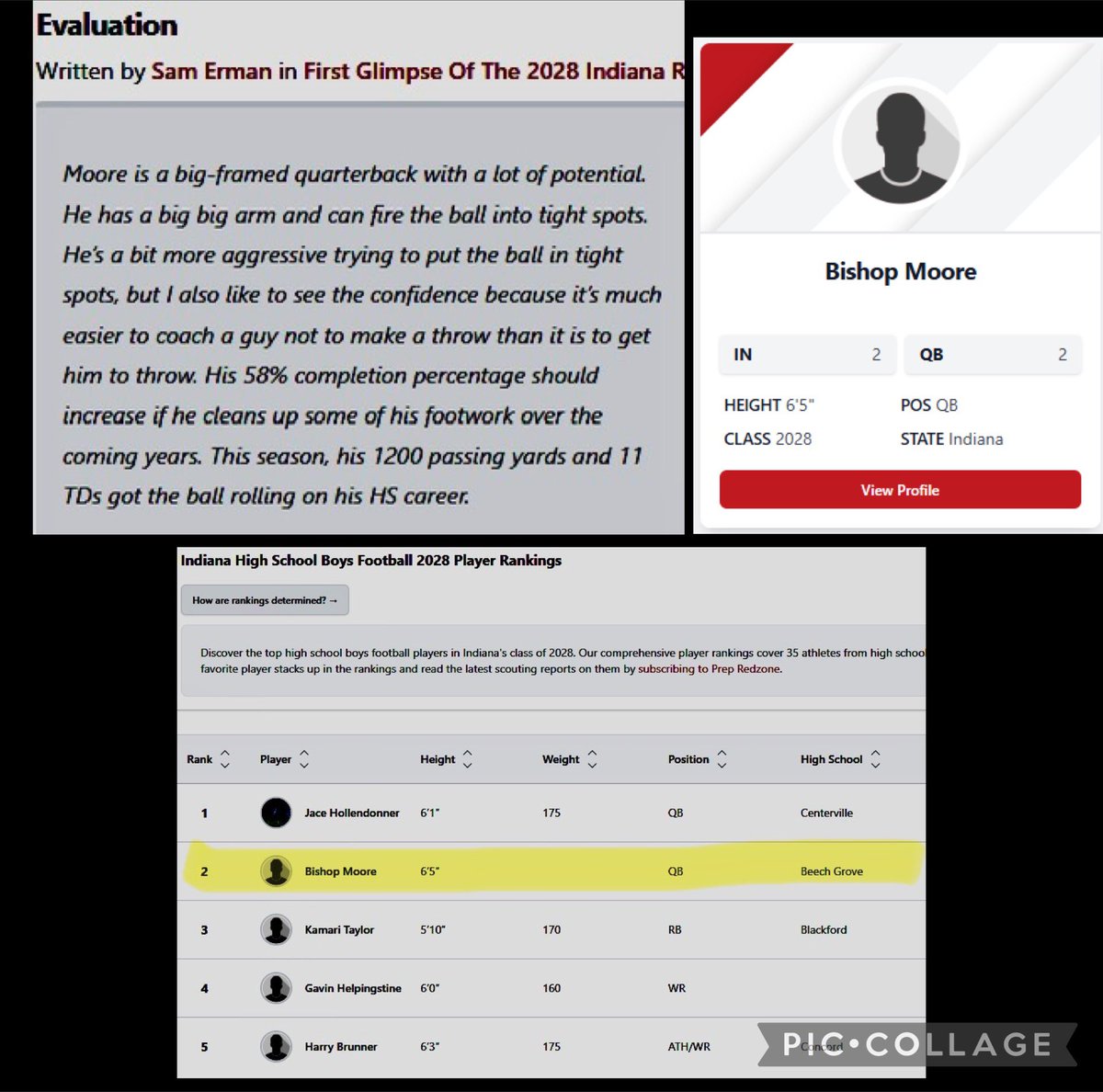 Bishop Moore (@bishopmoore03) on Twitter photo Thank you <a href="/FFBallAllDay/">Sam Erman</a> and <a href="/PrepRedzoneIN/">Prep Redzone Indiana</a> for ranking me #2 in the state of Indiana for the 2028 class. <a href="/CoachRexMosley/">Rex Mosley</a> <a href="/BG_HornetFB/">Beech Grove HS Football</a> <a href="/TheHiveBGHS/">BGHS The Hive</a> Thank you <a href="/FFBallAllDay/">Sam Erman</a> and <a href="/PrepRedzoneIN/">Prep Redzone Indiana</a> for ranking me #2 in the state of Indiana for the 2028 class. <a href="/CoachRexMosley/">Rex Mosley</a> <a href="/BG_HornetFB/">Beech Grove HS Football</a> <a href="/TheHiveBGHS/">BGHS The Hive</a>