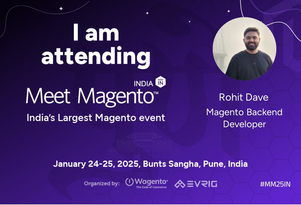 daverohit77's tweet photo. Attending my 5th Meet Magento India event pleasure to be a part of it.
Thanks @evrig @wagentoindia 🤩
जय महाराष्ट्र चला पुणे ला भेटूया🏹
#MM25IN #Meetmagentocommunity #Evrig #ecommerce https://t.co/nRWD384mly