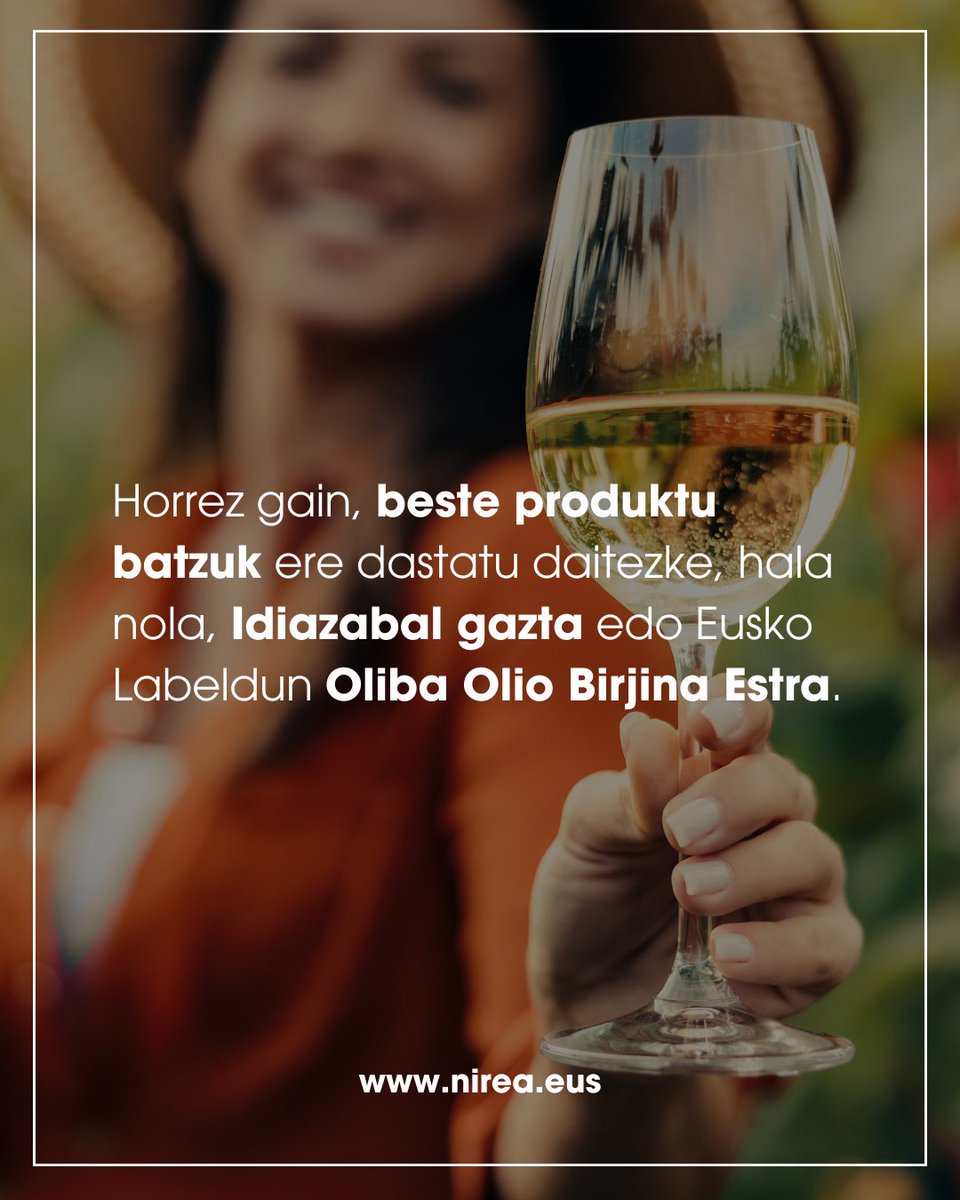 nirea_akordioa's tweet photo. 🍷✨Izugarrizko plana proposatzen dizugu! Eman izena @hazifundazioa-ren dastatze programan eta ezagutu Euskadiko zapore benetakoenak. 🧀🍇
Informazio guztia: https://t.co/Pez2y8Pjz9
#NireAgenda #Dastaketa #Cata #Euskadi #Gastronomia #Enoturismo #Hazi #BasqueWine https://t.co/YbxaqOAwDq