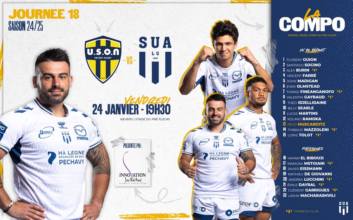 Agen Rugby - SUA LG tweet media