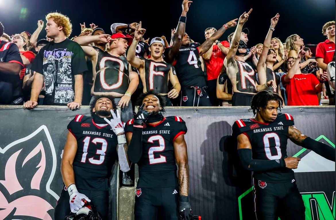 Brandon Ford (@d1_beezy) on Twitter photo #AGTG after a great conversation with <a href="/CoachNickGrimes/">Nick Grimes</a> I am Blessed to Receive an โญ๏ธffer from Arkansas State <a href="/AStateFB/">Arkansas State Football</a> #WolvesUp
<a href="/CarlosLynn/">Carlos Lynn</a> <a href="/CoachRJ_007/">RJ Bond</a> <a href="/Coach_McHugh/">Coach McHugh</a> <a href="/CTownEaglesFB/">CrowleyFootball</a> <a href="/CoachC_Osunde/">C.O.365 Training</a> <a href="/CoachJ_O/">Coach J.O.</a> <a href="/adamgorney/">Adam Gorney</a> <a href="/MikeRoach247/">Mike Roach</a> <a href="/SWiltfong_/">Steve Wiltfong</a> #AGTG after a great conversation with <a href="/CoachNickGrimes/">Nick Grimes</a> I am Blessed to Receive an โญ๏ธffer from Arkansas State <a href="/AStateFB/">Arkansas State Football</a> #WolvesUp
<a href="/CarlosLynn/">Carlos Lynn</a> <a href="/CoachRJ_007/">RJ Bond</a> <a href="/Coach_McHugh/">Coach McHugh</a> <a href="/CTownEaglesFB/">CrowleyFootball</a> <a href="/CoachC_Osunde/">C.O.365 Training</a> <a href="/CoachJ_O/">Coach J.O.</a> <a href="/adamgorney/">Adam Gorney</a> <a href="/MikeRoach247/">Mike Roach</a> <a href="/SWiltfong_/">Steve Wiltfong</a>