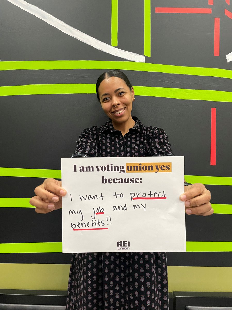 RWDSU's tweet image. Good morning to the green vests of @reiunion Greensboro, who are voting in their union election today! Y’all GOT THIS, vote #UnionYES!