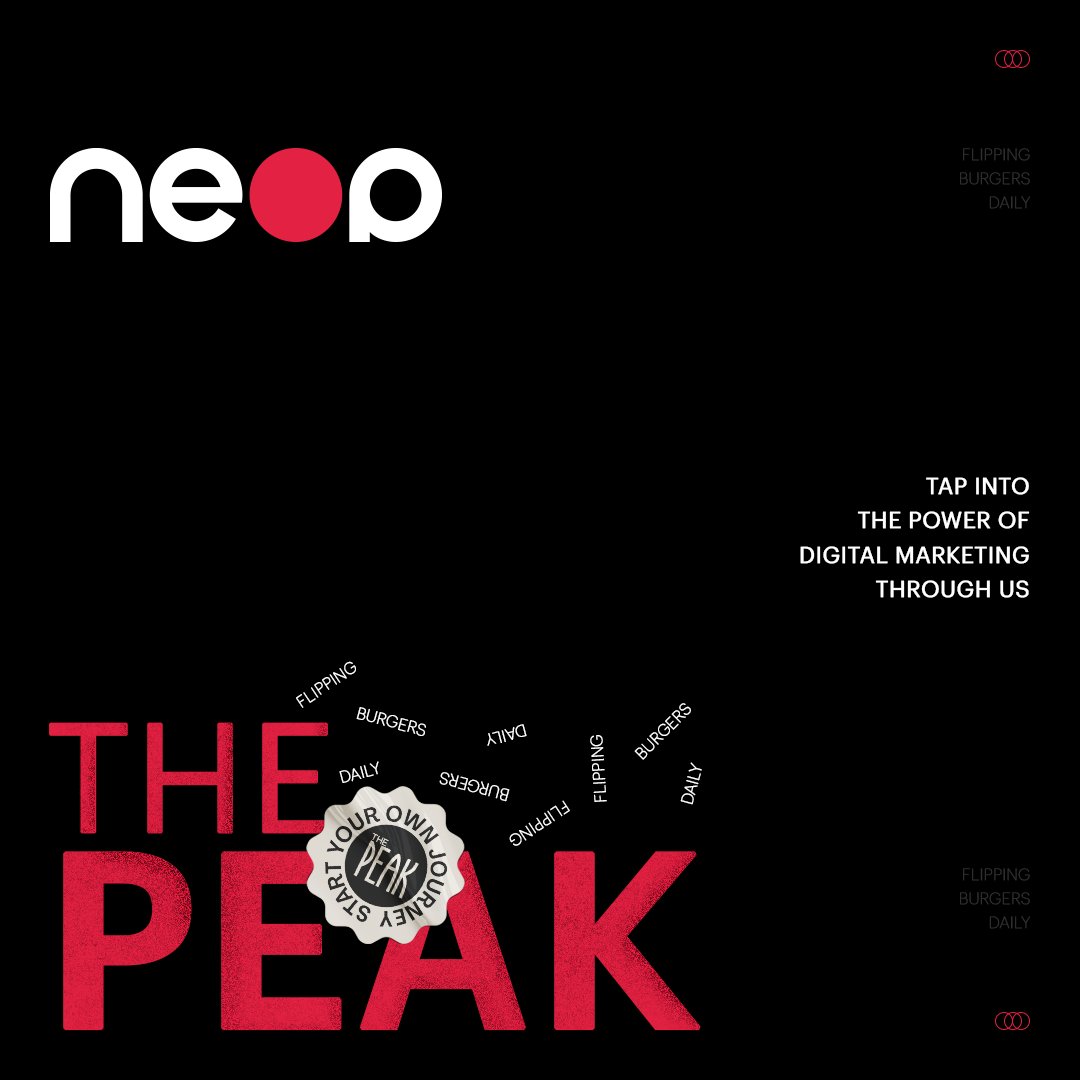 neopksa's tweet photo. At "The Peak", every burger tells a story, and we’re the storytellers. 🍔✨
We’ve fused creativity with strategy to create a brand that speaks to the heart of the audience. Bold designs, impactful messaging, and results that speak for themselves.
Let’s take your brand to the PEAK https://t.co/XdoQWNe8Mw