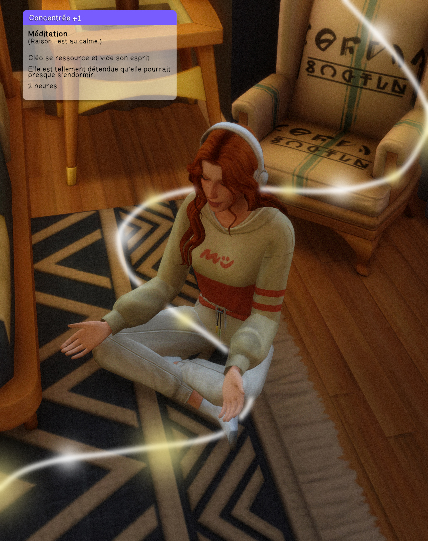 Nheda4's tweet photo. On est clairement sur deux salles, deux ambiances pour mes sims 😉 #LesSims #TheSims4 #Sims4 [1/2] https://t.co/Fg3rZ7bllV