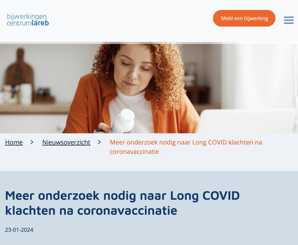 GideonvMeijeren's tweet photo. Wat werden we weggehoond toen we suggereerden dat "Long COVID" in feite een bijwerking is van de coronaprikken. 

Inmiddels moet zelfs bijwerkingencentrum @Lareb_NL erkennen dat dit onvoldoende onderzocht is.

Vroeg of laat komt de waarheid altijd bovendrijven!

#FVD https://t.co/0A0v5ecqdk