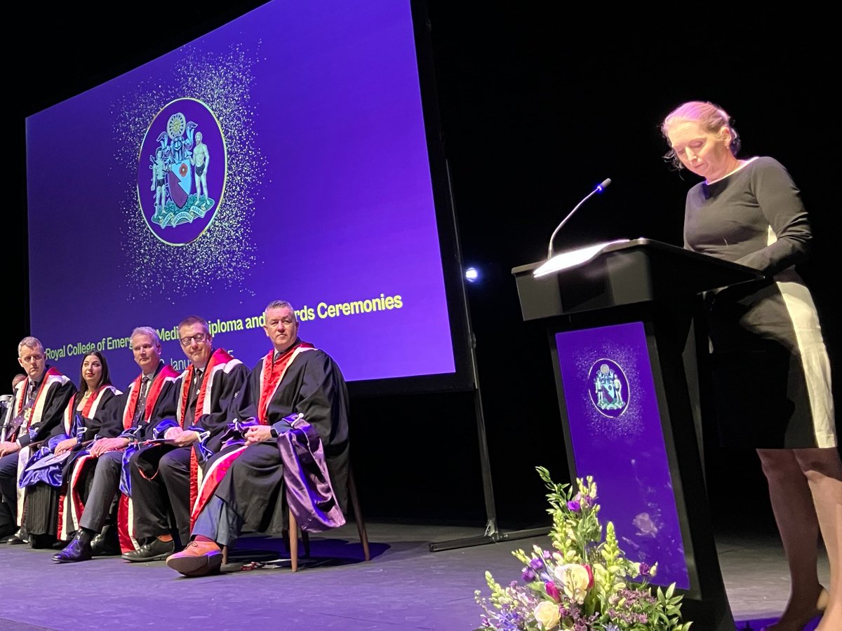 Royal College of Emergency Medicine (@rcollem) on Twitter photo Our Honorary Fellowships are for extraordinary contributions to the specialty of Emergency Medicine.
Dr Jo Daniels <a href="/DrJoDaniels/">Dr Jo Daniels</a>, an academic Clinical Psychologist at Bath University <a href="/UniofBath/">University of Bath</a>, has been recognised today at the ๐ #RCEMDiploma Ceremony for her work with the Our Honorary Fellowships are for extraordinary contributions to the specialty of Emergency Medicine.
Dr Jo Daniels <a href="/DrJoDaniels/">Dr Jo Daniels</a>, an academic Clinical Psychologist at Bath University <a href="/UniofBath/">University of Bath</a>, has been recognised today at the ๐ #RCEMDiploma Ceremony for her work with the