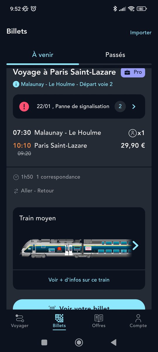 Sobreas_'s tweet photo. @SNCFVoyageurs c'est normal de louper des rdv pro pour une heure de retard le matin et le soir d'être stocker comme du bétail parce que vous vendez plus de billets que de places ? Les billets sont déjà de plus en plus chers pour moins de confort et de bons services ! @GroupeSNCF https://t.co/F2Ac0LTAPZ