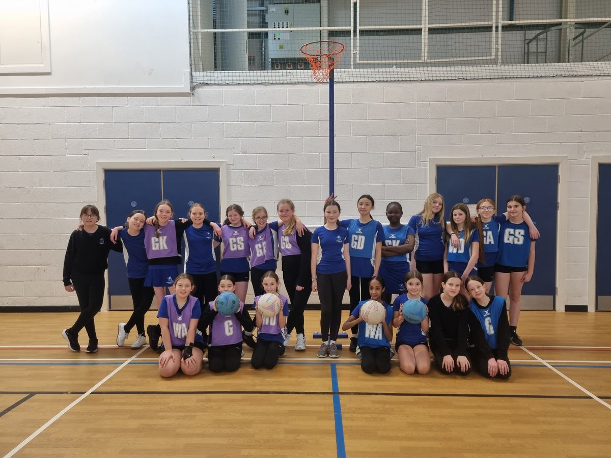 A great performance from some of our year 7 netballers today! 2 wins 🙌🏆 well done girls 🩵🩵