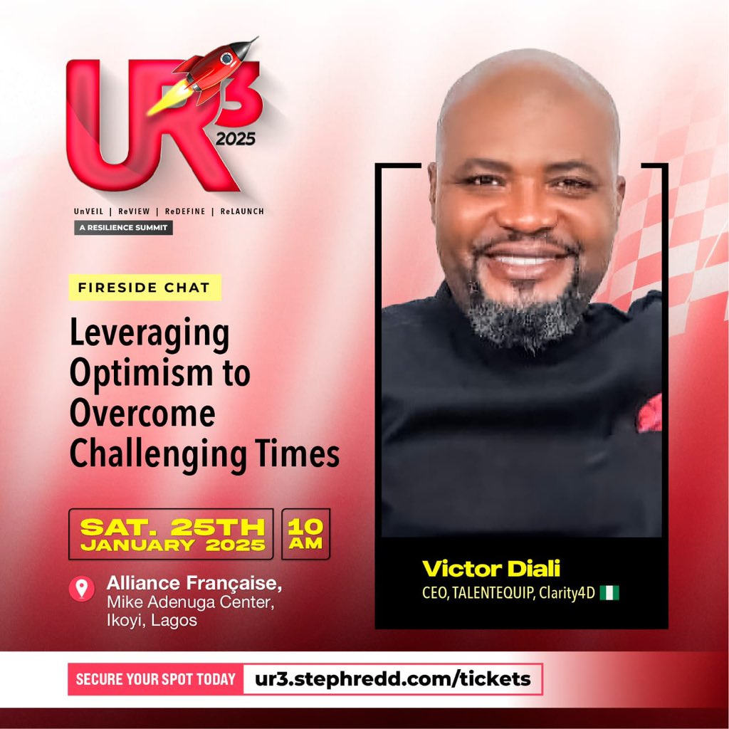 Make 2025 count. Join me at this year’s UR3 Conference. Few seats left. Register: ur3.stephredd.com/tickets.