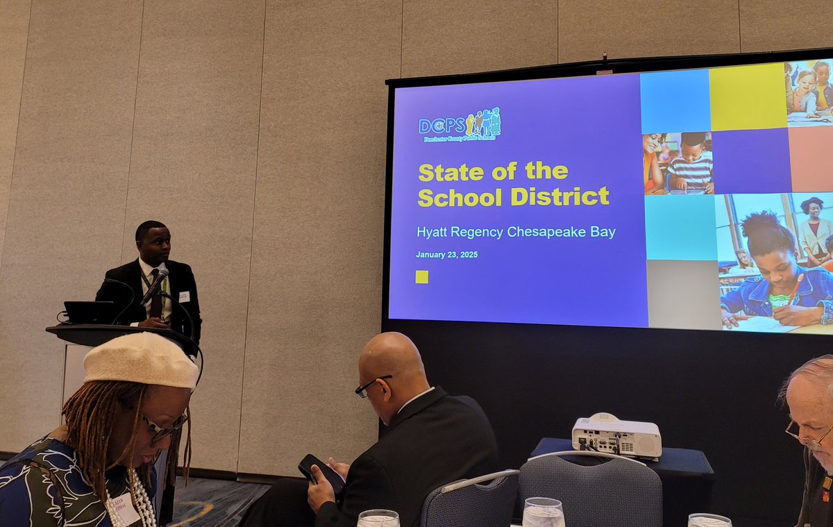 Happy to participate in superintendent Dr Jymil Thompson's first-ever DCPS State of the Schools strategy planning lunch. #DCPS23NoMore!