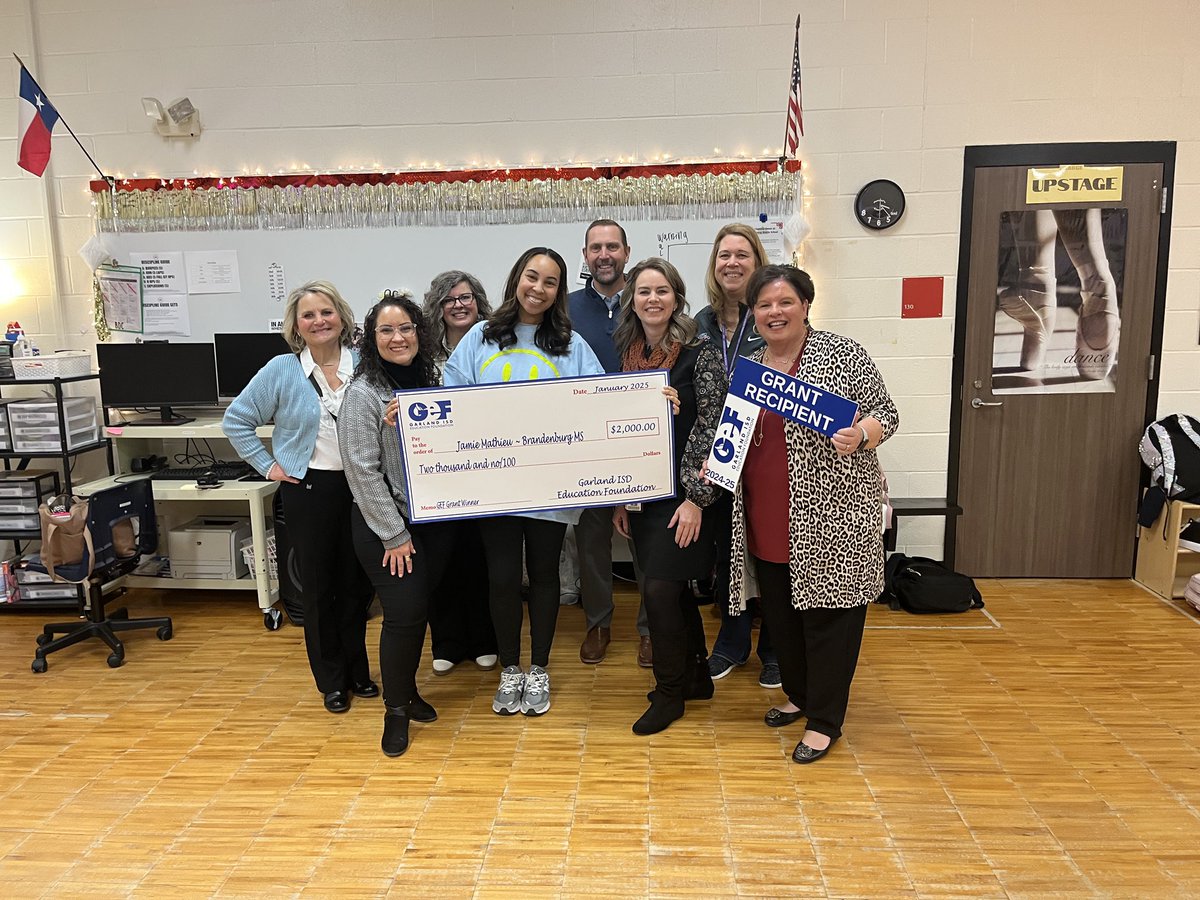 CCBMS DANCE DEPARTMENT (@ccbms_dance) on Twitter photo Thank <a href="/GISD_Foundation/">GISD Ed Foundation</a> for our Grant! The best surprise ever! 🎉🎉🎉
<a href="/CCBMS_Braves/">Brandenburg MS</a> #ccbmsdance #GRATEFUL Thank <a href="/GISD_Foundation/">GISD Ed Foundation</a> for our Grant! The best surprise ever! 🎉🎉🎉
<a href="/CCBMS_Braves/">Brandenburg MS</a> #ccbmsdance #GRATEFUL