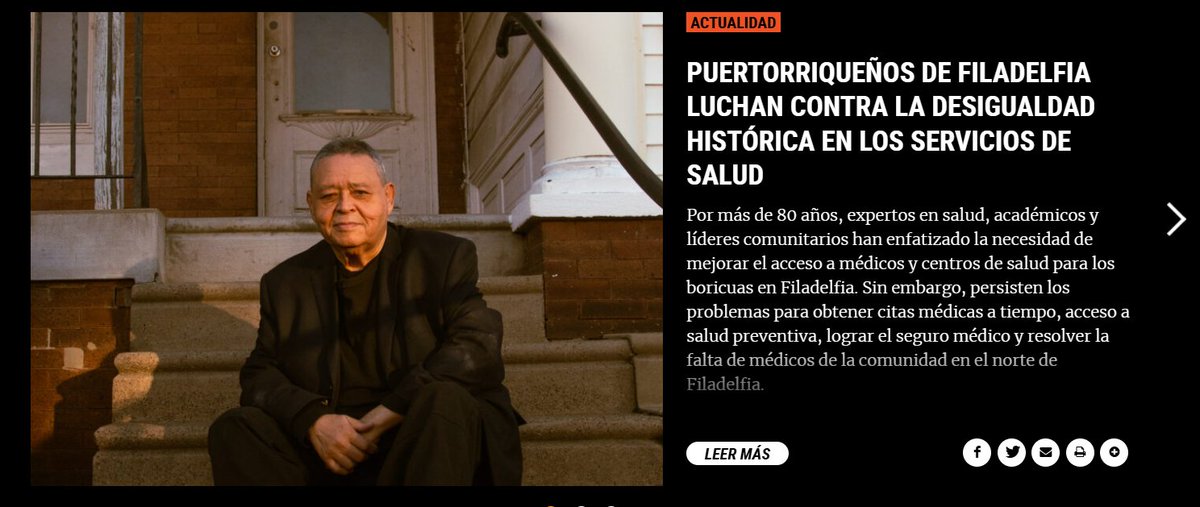 Michael Collazo (@mcollazo215) on Twitter photo Thanks to <a href="/cpipr/">Centro de Periodismo Investigativo</a> for their work on #Philly's šµš· community and health disparities. That's my Dad on the cover. I am quoted as well as <a href="/AdrianRiveraPhD/">Dr. AdriĆ”n Rivera-Reyes</a>, <a href="/CharitoGuaja/">Charito Morales</a> and others. RIP Mom, who spent much of her career helping people access services:
periodismoinvestigativo.com/2025/01/philad⦠Thanks to <a href="/cpipr/">Centro de Periodismo Investigativo</a> for their work on #Philly's šµš· community and health disparities. That's my Dad on the cover. I am quoted as well as <a href="/AdrianRiveraPhD/">Dr. AdriĆ”n Rivera-Reyes</a>, <a href="/CharitoGuaja/">Charito Morales</a> and others. RIP Mom, who spent much of her career helping people access services:
periodismoinvestigativo.com/2025/01/philadā¦