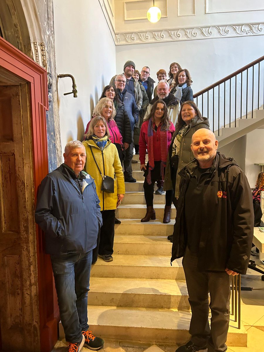 Our second group of Tour Guiding students finishing off today's tour at Henrietta Street Tenement Museum. Thanks to Pat, Pauline &amp; all the team <a href="/14HenriettaSt/">14 Henrietta Street</a>   #DDLETB #ThisisFET #Dublin #Heritage #Tourism