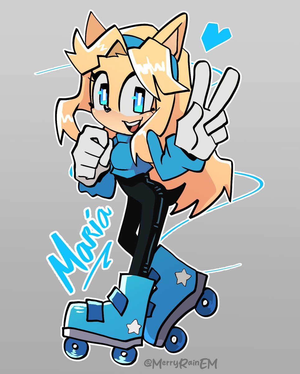 MerryRainEM's tweet photo. Una María Moniana!!! Le puse patines inspirados en La película ^^🩵💙💛
A esta le gusta bailar y hacerle caras al Shadow ✨️
#Sonic #SonicMovie3 #sonicfanart #Sonicmaria #MariaRobotnik https://t.co/KgAzmWwVnx