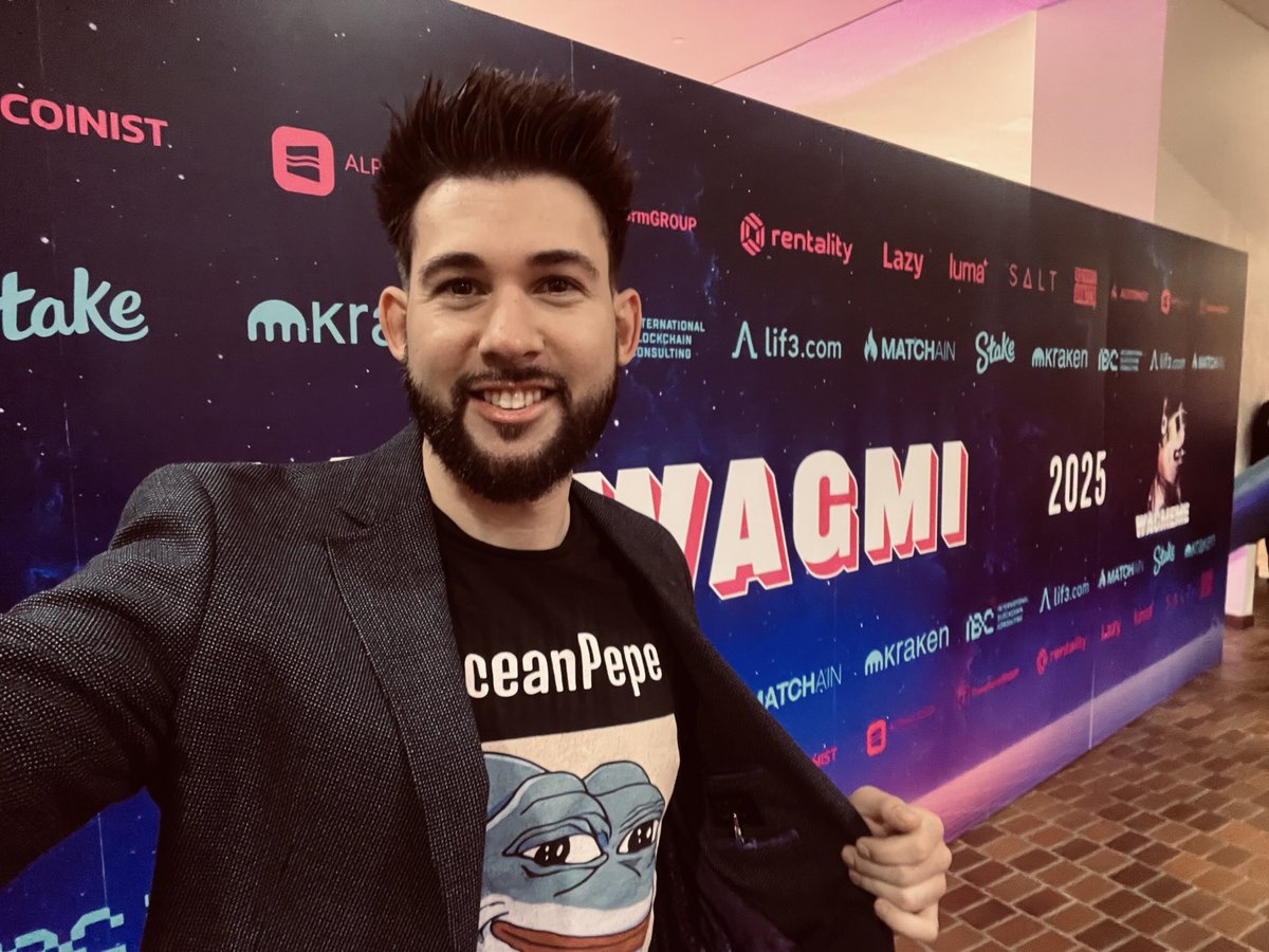 Got hacked 2 days ago, but the grind doesn’t stop. The journey continues. 

Repping ⁦<a href="/OceanPepe/">Ocean Pepe</a>⁩ at Wagmi Miami and diving into the latest blockchain tech. Let’s keep building.
