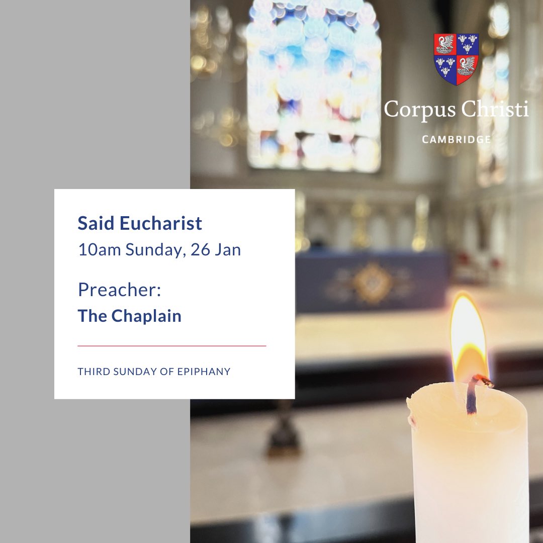 Corpus Christi College Chapel, Cambridge (@corpuscamchapel) on Twitter photo 
