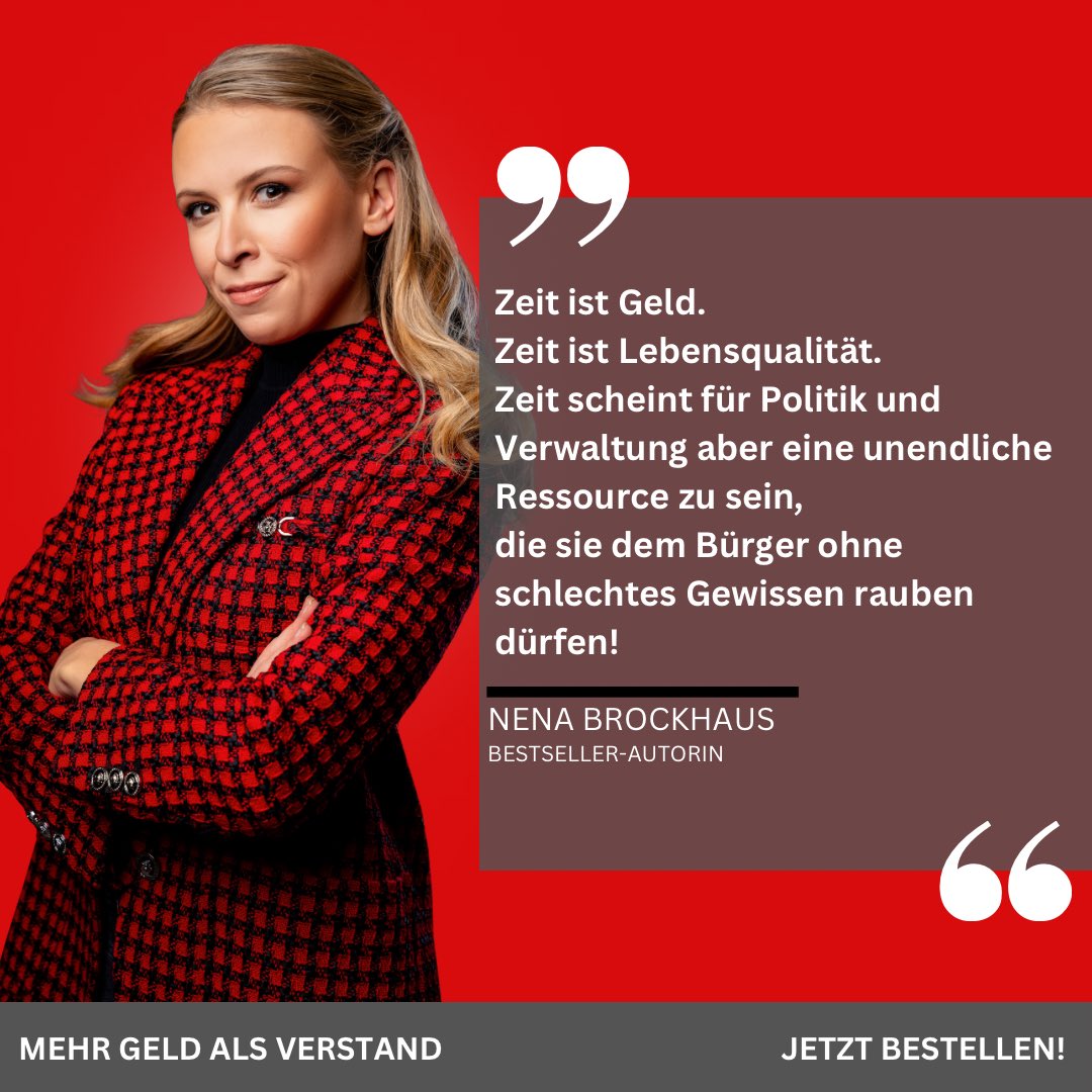 Zeit ist Geld. In fünf Tagen erscheint mein neues Buch MEHR GELD ALS VERSTAND! 
Jetzt bestellen: amzlink.to/az0iinLau566p