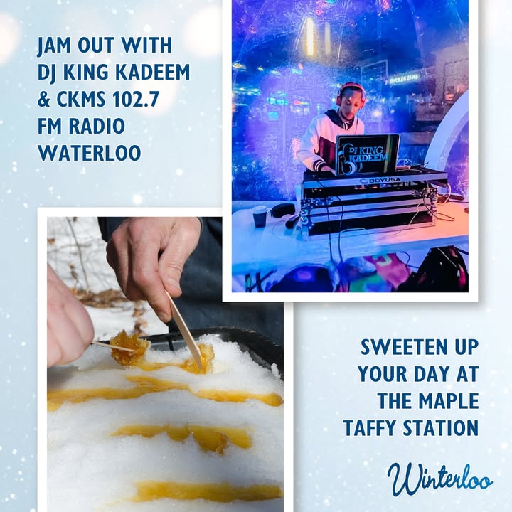 Create Waterloo (@createwaterloo) on Twitter photo #Winterloo is just a few days away!🤩 Check out what's happening this Saturday, January 25 from 12-5 pm in uptown Waterloo.☃️
❄️Ice carvers
❄️Ice skating
❄️Music with DJ and <a href="/RadioWaterloo/">CKMS Radio Waterloo</a>
❄️Maple taffy station
❄️Snow dogs and sled rides
✨More details: waterloo.ca/events #Winterloo is just a few days away!🤩 Check out what's happening this Saturday, January 25 from 12-5 pm in uptown Waterloo.☃️
❄️Ice carvers
❄️Ice skating
❄️Music with DJ and <a href="/RadioWaterloo/">CKMS Radio Waterloo</a>
❄️Maple taffy station
❄️Snow dogs and sled rides
✨More details: waterloo.ca/events