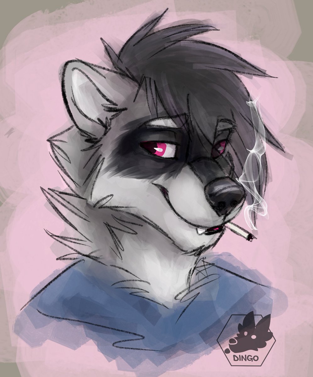 Today's doodle is for <a href="/Gothracc/">✨GOTHRACC!!🔞 🦝 Comms Open!✨</a> 

I hope you like = 3
If you want a drawing of your character, leave me a comment with your character and I'll keep drawing one a day at random I don't promise to do them all, but I'll try to do as many as I can >w<
#furryart  #doodles #raccoon