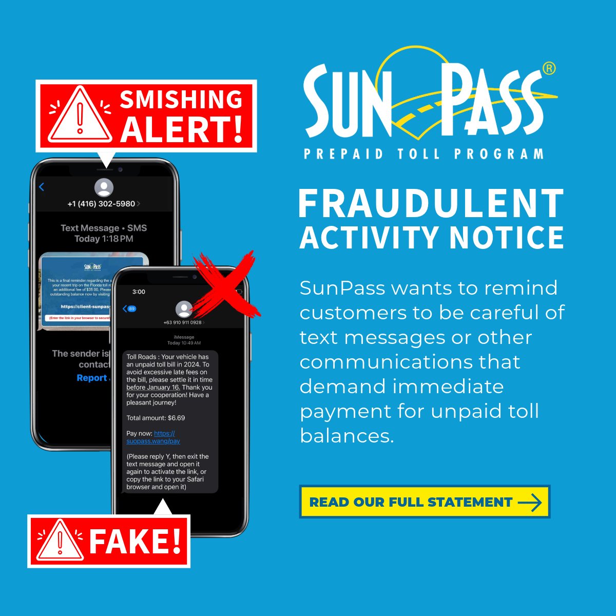 SunPass FDOT tweet media