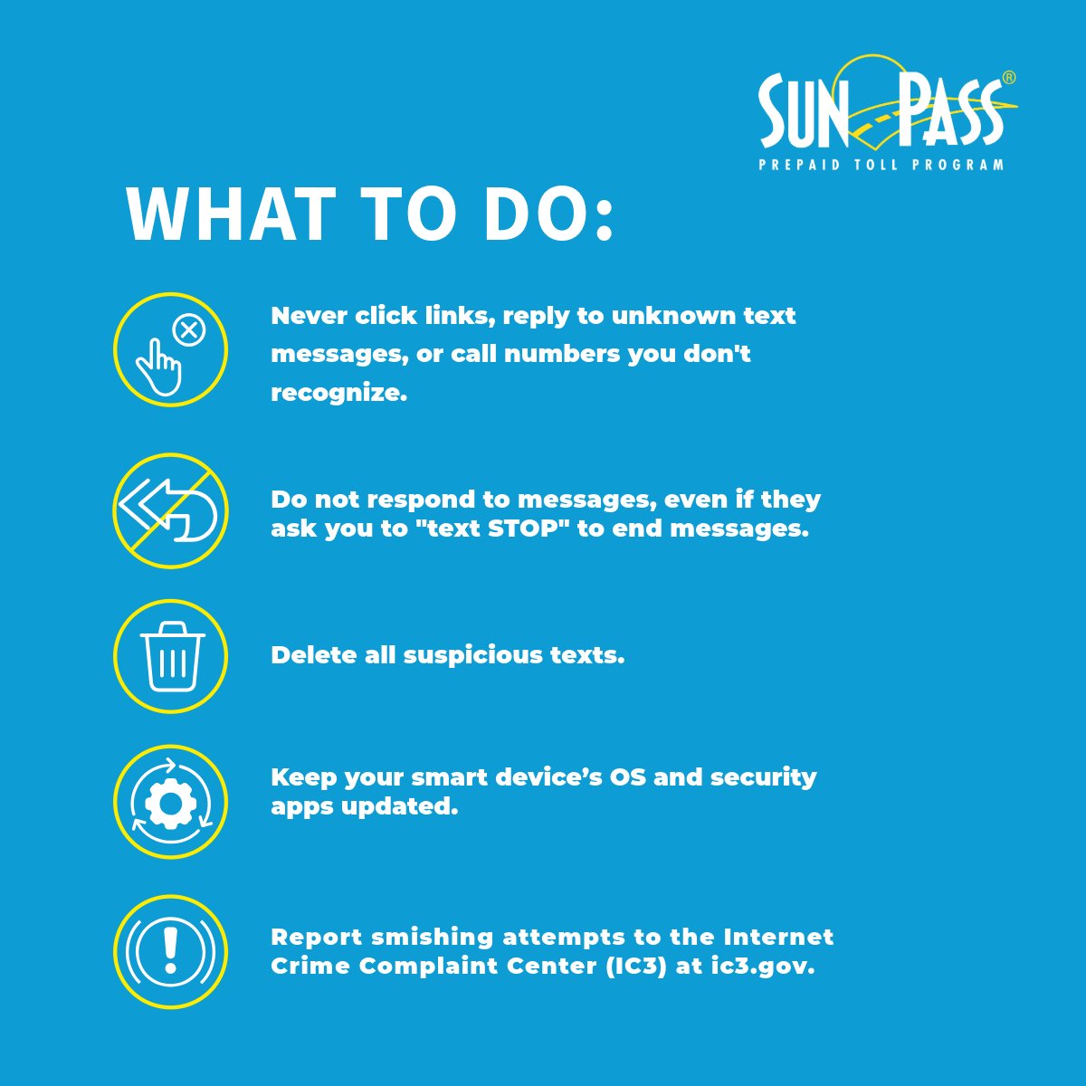 SunPass FDOT tweet media