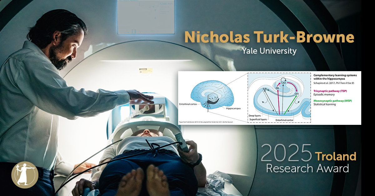 National Academy of Sciences (@thenasciences) on Twitter photo Congratulations to Nicholas Turk-Browne of <a href="/WuTsaiYale/">Wu Tsai Institute | Yale University</a>, winner of a 2025 Troland Research Award for pioneering contributions advancing our understanding of learning and memory in the human brain! Read about his contributions: nasonline.org/award/troland-… #NASaward Congratulations to Nicholas Turk-Browne of <a href="/WuTsaiYale/">Wu Tsai Institute | Yale University</a>, winner of a 2025 Troland Research Award for pioneering contributions advancing our understanding of learning and memory in the human brain! Read about his contributions: nasonline.org/award/troland-… #NASaward