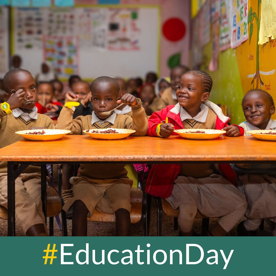 ELMA Philanthropies (@elmaphilanthro) on Twitter photo Every student needs a nutritious meal to fuel a busy day of learning. This #EducationDay, we thank the orgs providing nutrition to children in schools so they can focus, learn, & grow.
šø<a href="/Food4Education/">Food4Education</a>'s school feeding programs feed 450k children daily. #Kenya <a href="/wawiranjiru/">Wawira Njiru</a> Every student needs a nutritious meal to fuel a busy day of learning. This #EducationDay, we thank the orgs providing nutrition to children in schools so they can focus, learn, & grow.
šø<a href="/Food4Education/">Food4Education</a>'s school feeding programs feed 450k children daily. #Kenya <a href="/wawiranjiru/">Wawira Njiru</a>