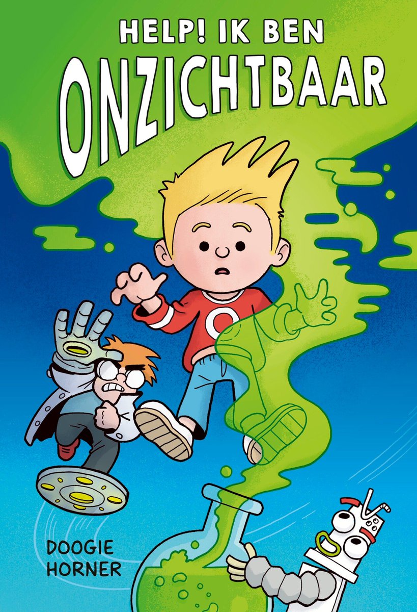 stripland_BENL's tweet photo. Het eerste avontuur van #InvisibleBoy is verschenen bij #Condor. Help! Ik Ben #Onzichtbaar! Tijdens de eerste dag op zijn nieuwe school zou #Stanley het liefst willen verdwijnen. Een mysterieuze groene smurrie doet die wens uitkomen. #DoogieHorner #Humor #Actie #GraphicNovel https://t.co/cSEo0F8hf3