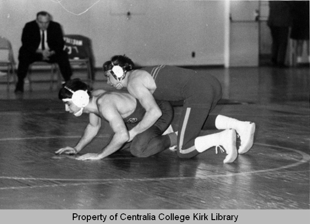 The Trailblazer Time Machine takes us back to a wrestling match between the CC Trailblazers and the Lower Columbia Red Devils in January 1970. You'll notice the first photo is hand-marked for cropping, likely for the student newspaper. Ah, the halcyon days of paste up!