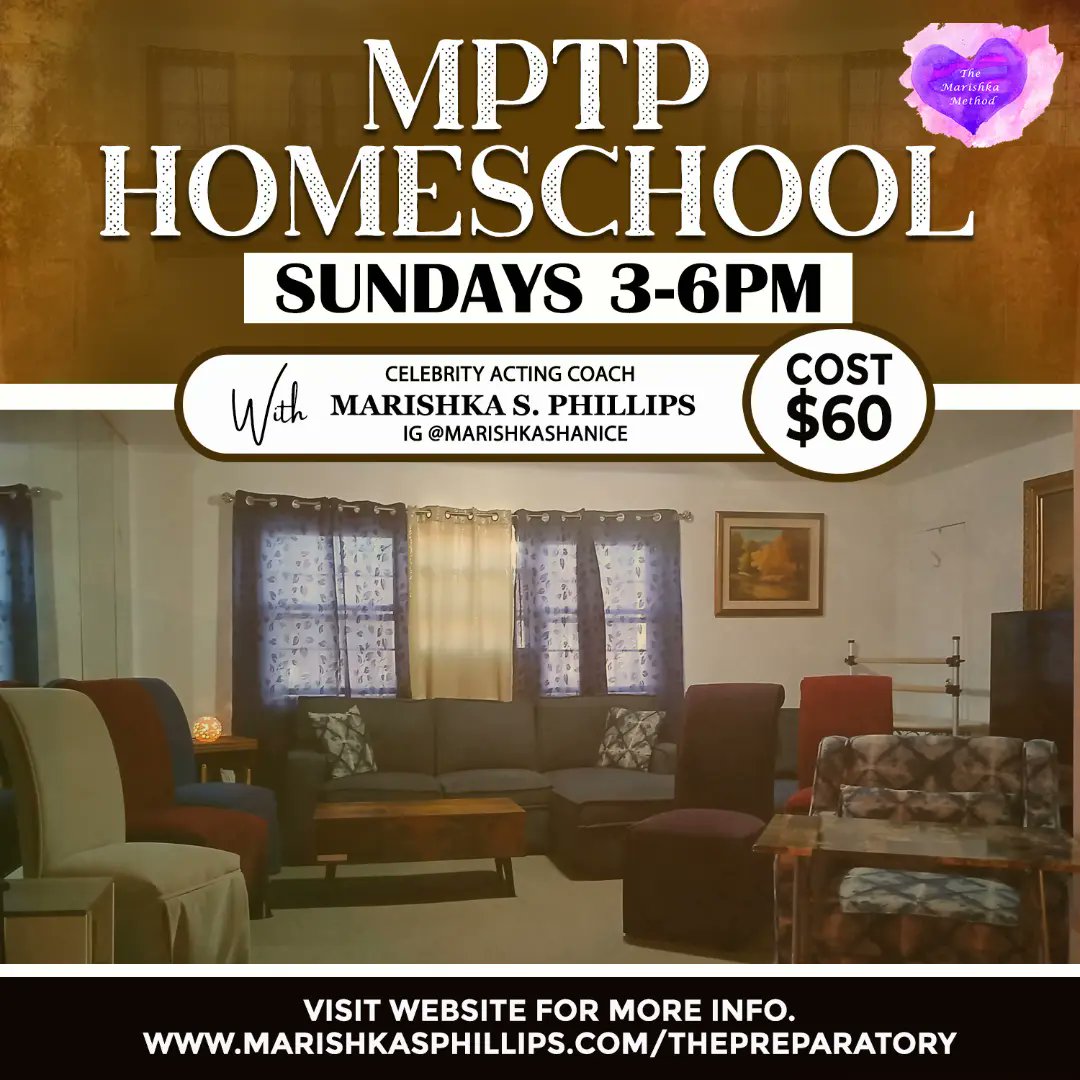 Hello Actor's and Artists!
This Sunday 1/26/25, we begin our journey to our Greatnes!! Sign up today. In Person or On Zoom! Here: marishkasphillips.com/ThePreparatory 
Looking forward to working with you!
#celebrityactingcoach 
#themarishkamethod