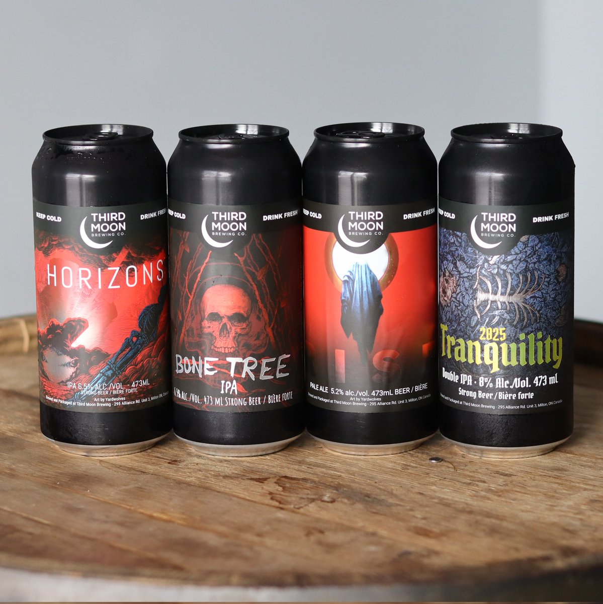 We've got 4 releases for you this week - Tranquility, Horizons, Bone Tree and Rise!

 See our Instagram for full details 🍻