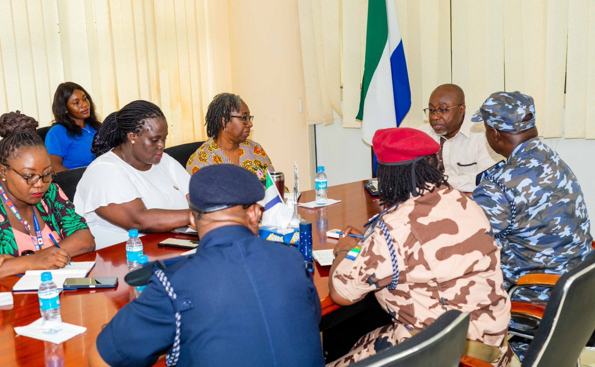 Fredrick Ampiah (@fredampiah) on Twitter photo Had an inspiring meeting today with IGP William Fayia Sellu of <a href="/PoliceLeone/">Sierra Leone Police</a>! 🙌 We talked about the important steps towards transitioning the police into a Police Service and the vital review of the Police Act. Together, we're committed to enhancing professionalism and integrity Had an inspiring meeting today with IGP William Fayia Sellu of <a href="/PoliceLeone/">Sierra Leone Police</a>! 🙌 We talked about the important steps towards transitioning the police into a Police Service and the vital review of the Police Act. Together, we're committed to enhancing professionalism and integrity