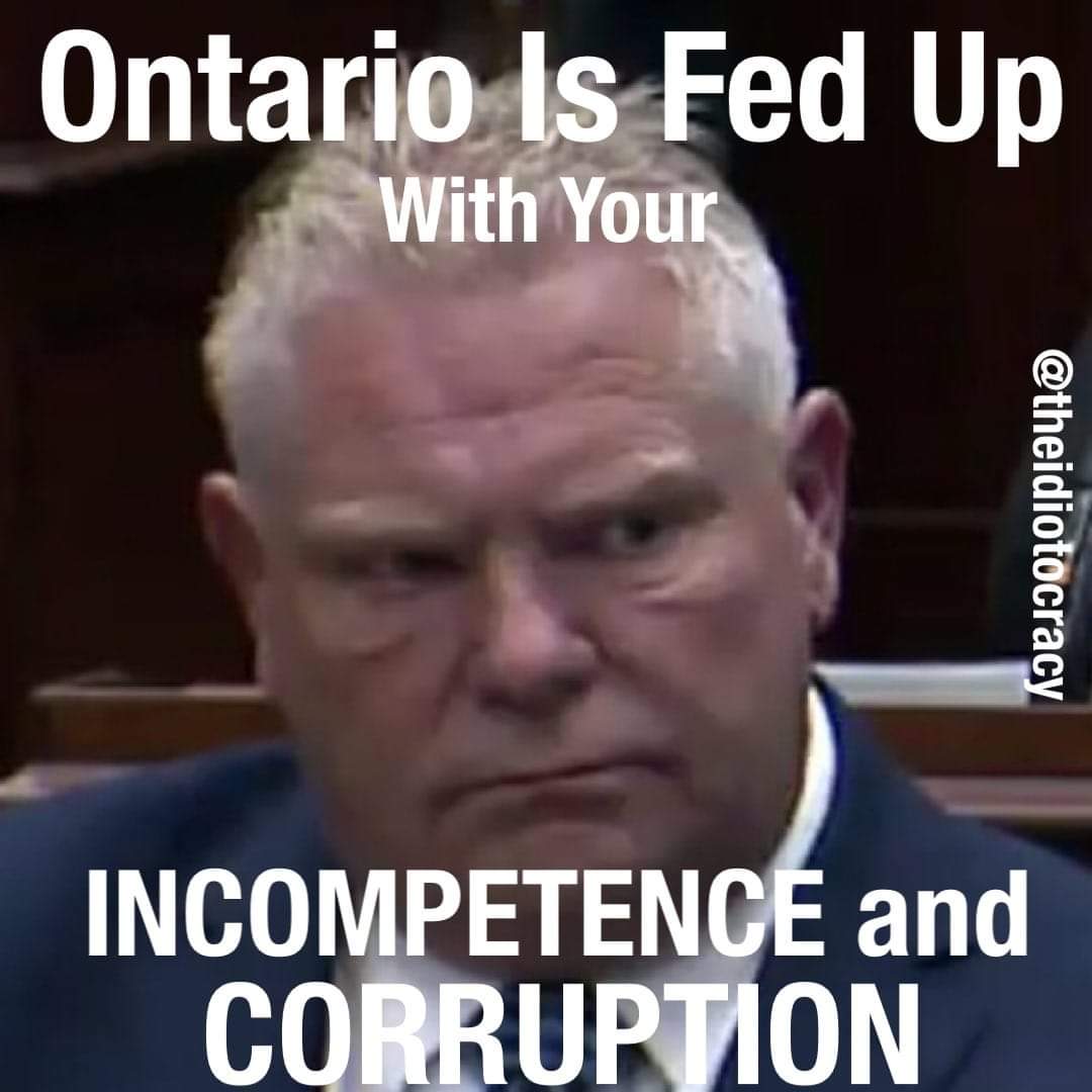 Just saw Ford's first propaganda election ad on tv. Ford wants everyone talking about this instead of all his scandals, his RCMP investigation &amp; his defunding of healthcare, education &amp; social services. Don't get fooled again. Take back Ontario. Vote Ford out.
#VoteFordOut2025