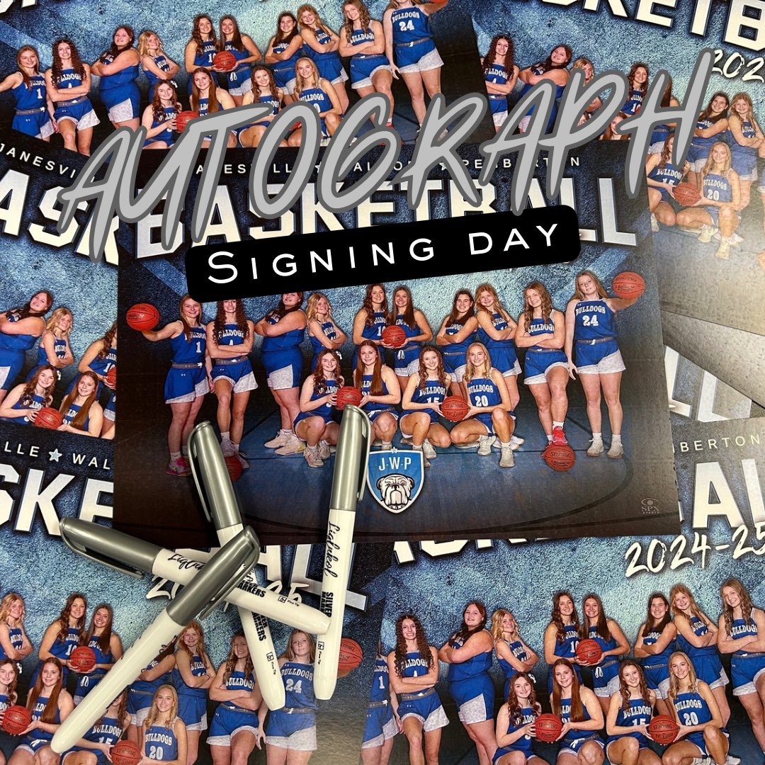 With three home games to go, the girls basketball team will be doing AUTOGRAPH SIGNING night after the varsity game tonight vs New Ulm Cathedral!