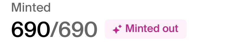 DONT LIKE BERACHAIN has officially minted out! Thanks for all the support!