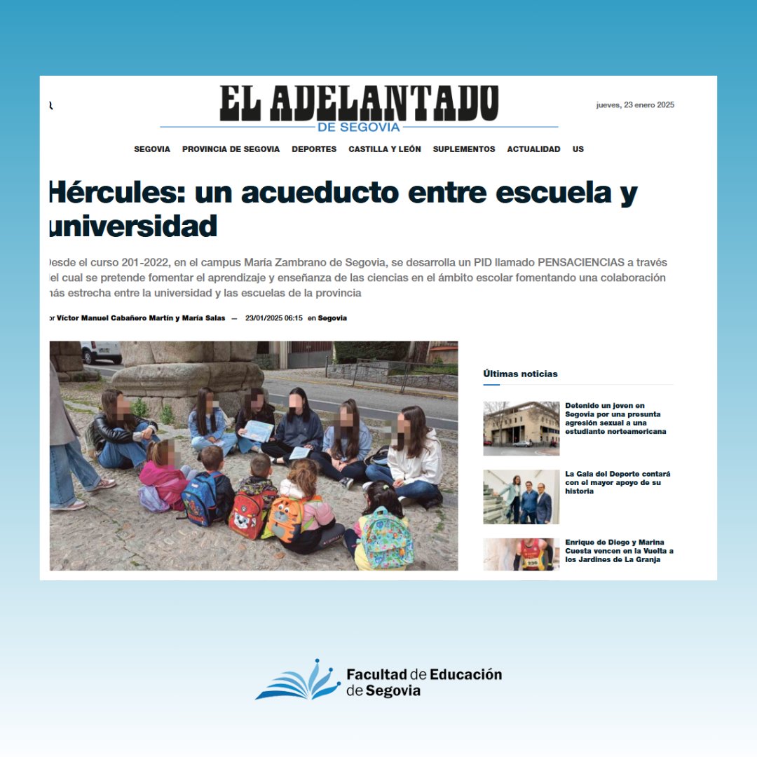 🌉 Hércules: un acueducto entre escuela y universidad. Descubre cómo este proyecto conecta a estudiantes de diferentes etapas educativas para promover la educación inclusiva, la ciencia y la creatividad. 🤝✨