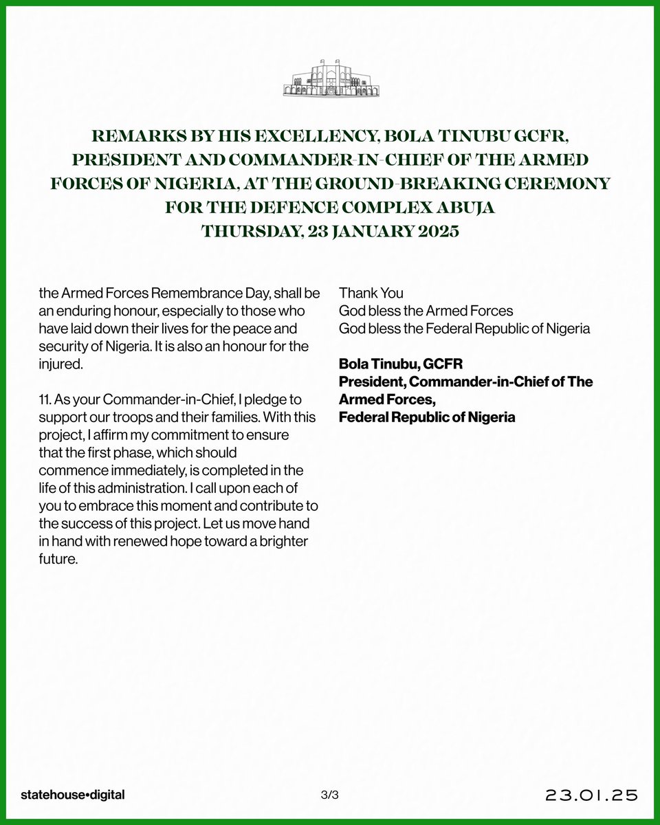 Presidency Nigeria tweet media