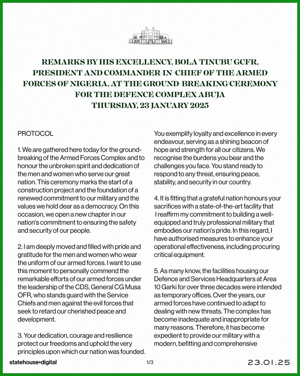 Presidency Nigeria tweet media