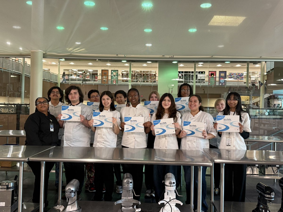 Stephen James, MBA (@stephenjamesmba) on Twitter photo Congratulations to Chef May and her Culinary students at <a href="/cwhs_springisd/">Carl Wunsche Sr. High School</a> who have passed their Servsafe Manager exam which demonstrates a commitment to food safety. <a href="/SpringISD_CTE/">SpringISD_CTE</a> #industrybasedcertifications Congratulations to Chef May and her Culinary students at <a href="/cwhs_springisd/">Carl Wunsche Sr. High School</a> who have passed their Servsafe Manager exam which demonstrates a commitment to food safety. <a href="/SpringISD_CTE/">SpringISD_CTE</a> #industrybasedcertifications