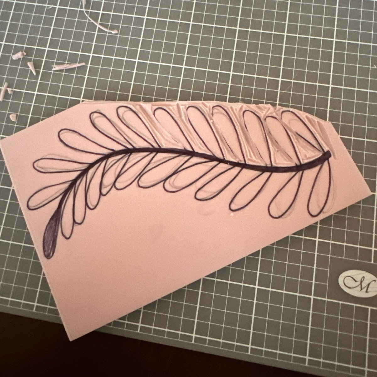 CicadaDazeCo's tweet photo. new linocut stamp! https://t.co/QoC9zpjzLj