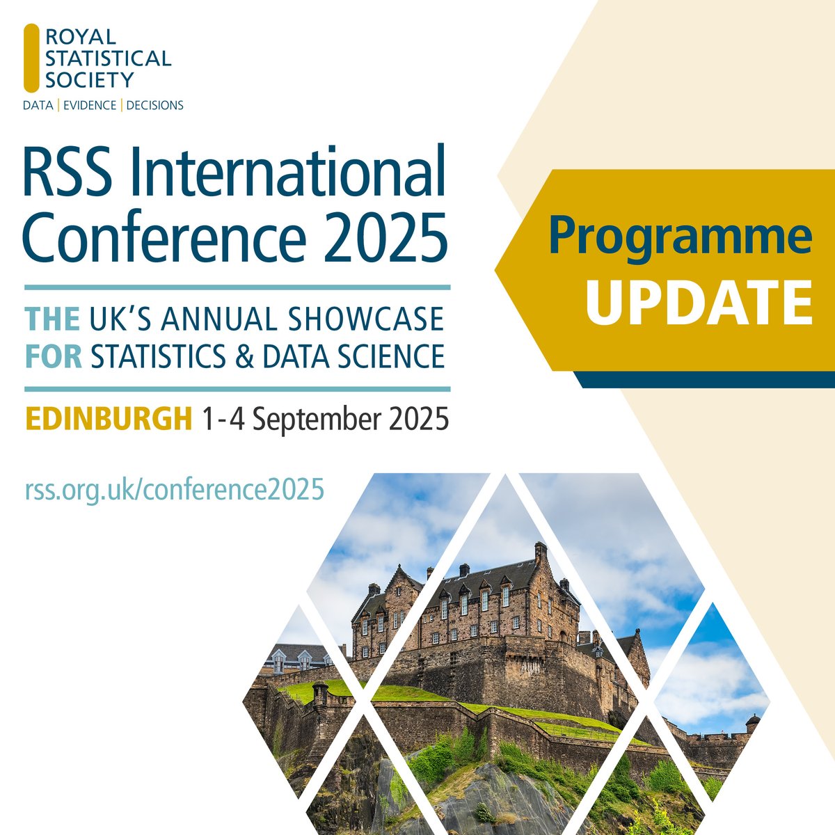 Royal Statistical Society International Conference (@rssannualconf) on Twitter photo <a href="/RoyalStatSoc/">Royal Statistical Society</a> Conference continues to break records with over 100 invited sessions and workshops accepted for the 2025 conference in Edinburgh this September: rss.org.uk/training-event… #RSS2025Conf <a href="/RoyalStatSoc/">Royal Statistical Society</a> Conference continues to break records with over 100 invited sessions and workshops accepted for the 2025 conference in Edinburgh this September: rss.org.uk/training-event… #RSS2025Conf