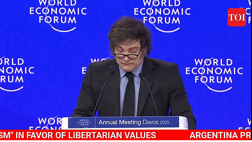 FredGaulois's tweet photo. J'adore ce président argentin @JMilei, il a affirmé aujourd'hui à Davos que le wokisme est un cancer.
Je ne sais pas vous mais je suis 100 % d'accord avec lui. 👋👋👋