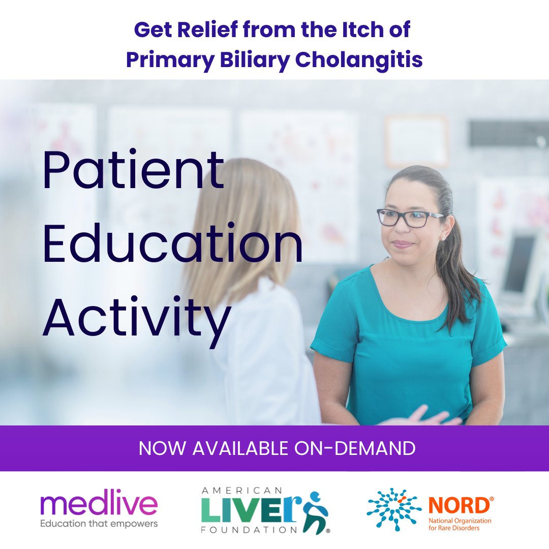 RareDiseases's tweet image. Patients, explore our new, free course on #PrimaryBiliaryCholangitis! You'll learn about #PBC diagnosis, treatment options, and new resources designed to help you manage this disease. Access it here: bit.ly/3DYzcNe
Brought to you by the National Organization for Rare…