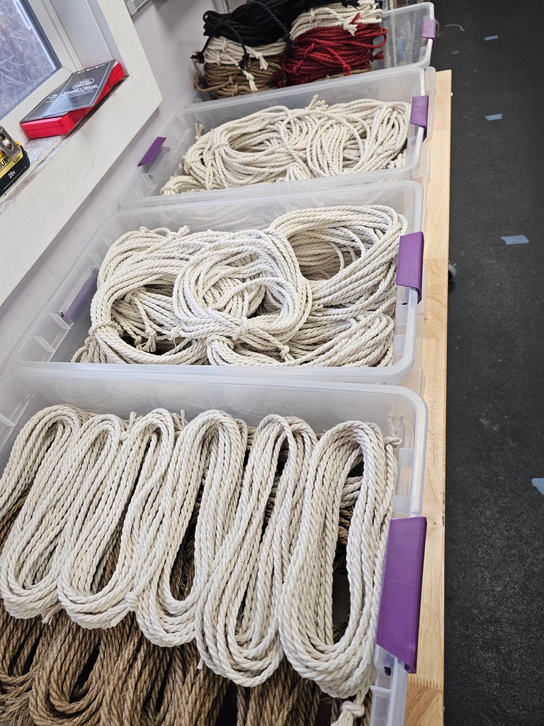 DamnGoodRopeCo's tweet photo. We are still here.... turning and burning. 
.
.
.
#bdsmcommunity #bdsmlifestyle #shibari #ropebondage #ropework #ropesuspension #kinbaku #kink #hemprope #juterope #jute #damngoodbondagerope
#damngoodropecompany https://t.co/QgCysMOoOS