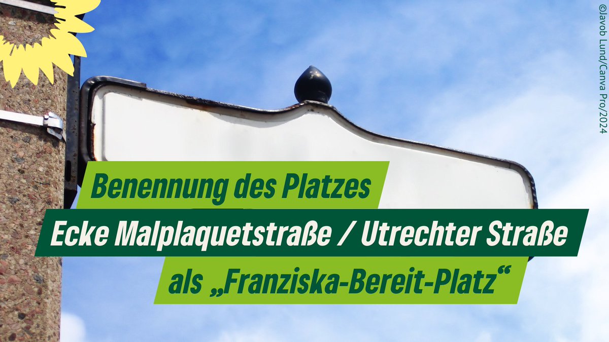 Franziska Bereit versteckte im 2. Weltkrieg die Töchter der Fam. Silbermann in ihrer Wohnung &amp; rettete ihnen das Leben. Die Gedenktafel an ihrem ehem. Wohnhaus ist verschwunden. Zur Ehrung ihres Muts soll es einen “Franziska-Bereit-Platz” in Mitte geben ➡️tinyurl.com/yeyrkr65