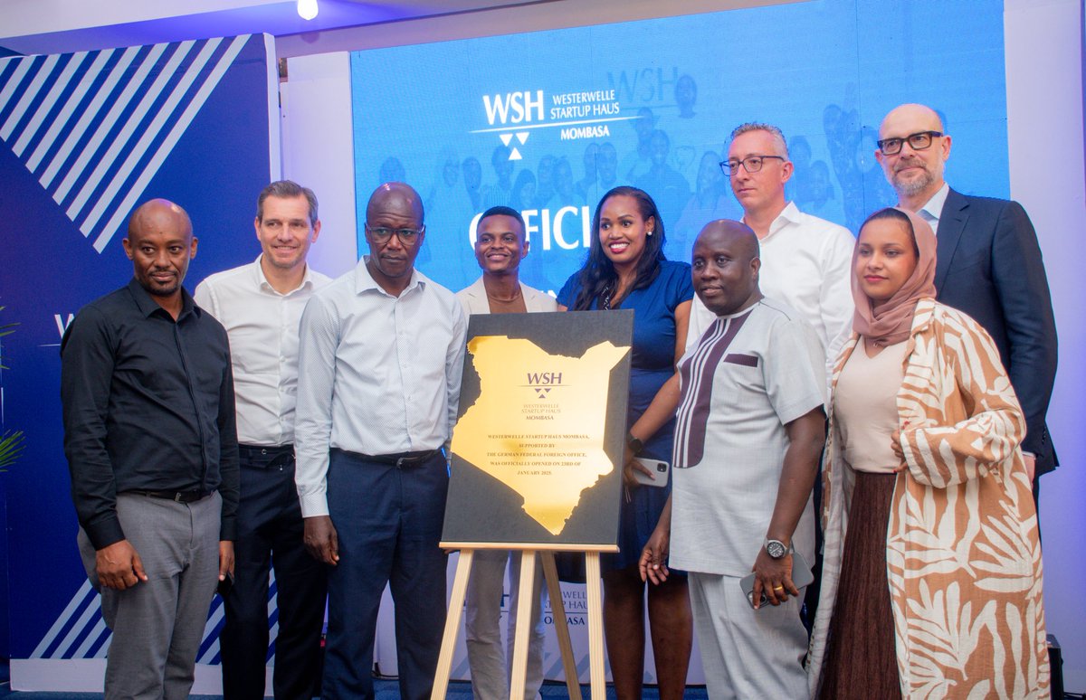 tanuijohn's tweet photo. Today, I graced the launch of the @Westerwelle_F Startup Haus Mombasa, the 4th hub in Africa after Kigali, Arusha, and Tunis. Located at Mombasa Mall, the hub empowers young entrepreneurs with workspace, networking, and capacity-building programs to address challenges like digital skills and global market access.  

An exciting startup pitching session showcased impressive innovations, including Afribot Robotics, Zing App (mental health), Infitech (Infosaas), Stock App, and Kingkidd Ltd Media Studio. These ideas demonstrate Mombasa’s entrepreneurial potential and the importance of such hubs in nurturing innovation.  

The event was graced by Mombasa Deputy Governor H.E. Francis Thoya, Senator Hon. Miraj Abdillah, German Ambassador H.E. @Diplo_Jazz Groth, NOCK President  @TergatP, Westerwelle Foundation Chair Michael Mronz and Swahilipot Hub Foundation Chair @MahmoudNoor03  . Congratulations to the team for this milestone in Kenya’s innovation journey!
