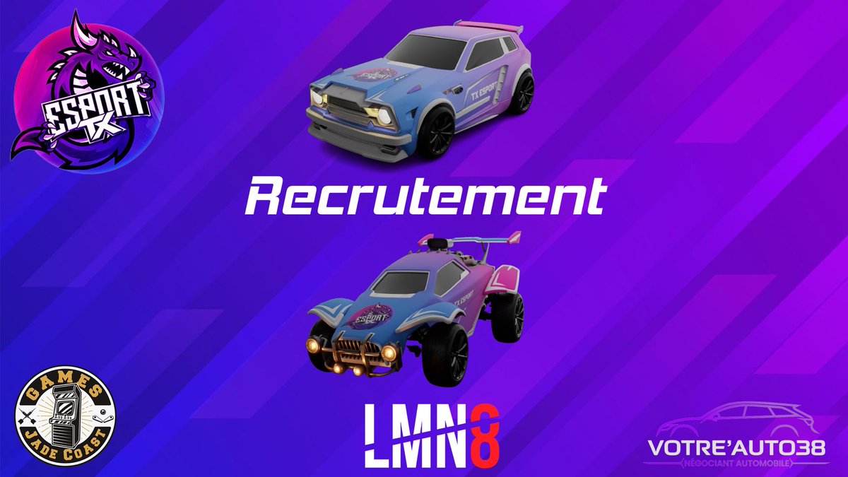 🎮 La TX Esport recrute ! 🎮  

Notre roster GC3 est à la recherche de son coach ! 🧠  
👉 Profil recherché :  
✔️ +18 ans
✔️ Dispo min. 3x/sem
✔️ Excellente connaissance du jeu

Prêt à rejoindre une équipe ambitieuse ? 🚀  
Contacte-nous en DM ! 📩  

#TXEsport #Recrutement #RL