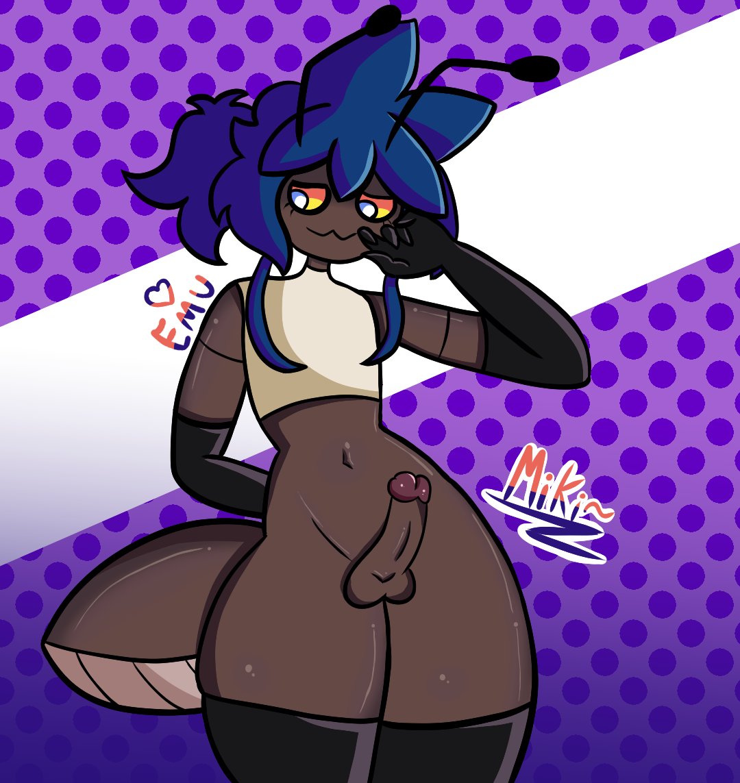 MikiMicksNsfw's tweet photo. Emu anda Freaky 😳😳😳
(Si su nombre es Emu xd)

#nsfwart #bugboy #Femboy #digitalart https://t.co/oY2nzzZtRi