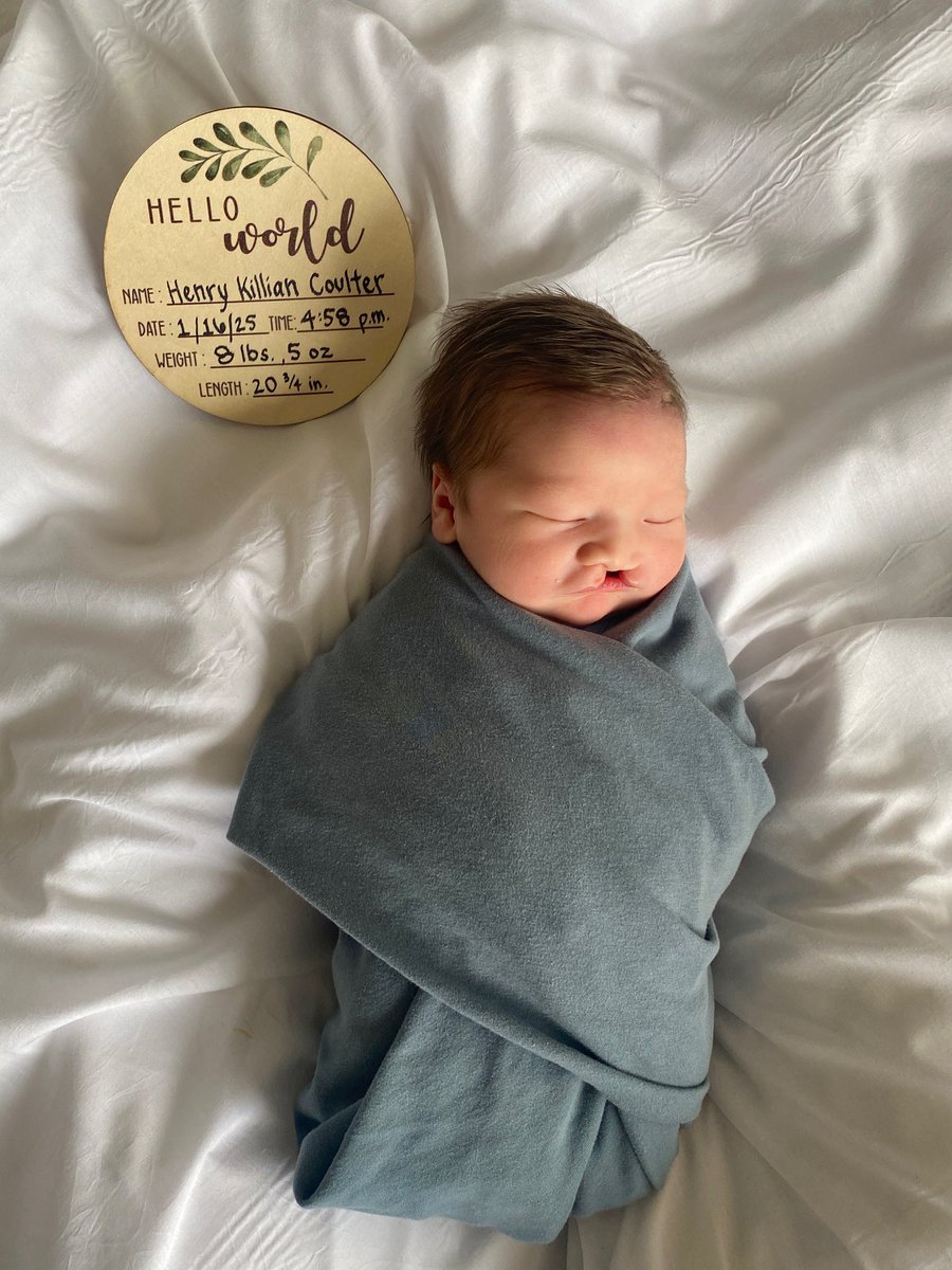 A week late, but Henry Killian Coulter joined us late last Thursday afternoon. 

He’s named after Henrys on both sides and my paternal grandmother.

We’re grateful to be this resilient boy’s parents, and we know he’ll do amazing things!